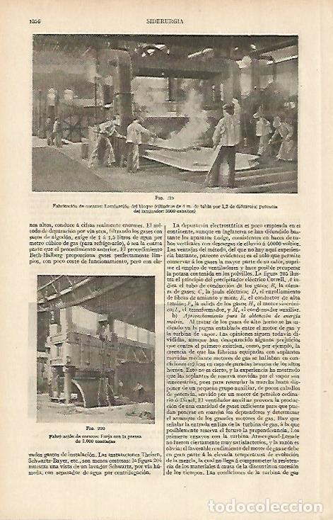 Otros art&iacute;culos de coleccionismo en papel: LAMINA ESPASA 725: Fabricacion de corazas - Varios autores