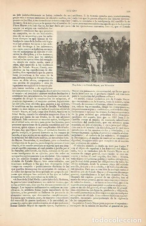 Otros art&iacute;culos de coleccionismo en papel: LAMINA ESPASA 7990: Napoleon y su Estado Mayor por Meissonier - Varios