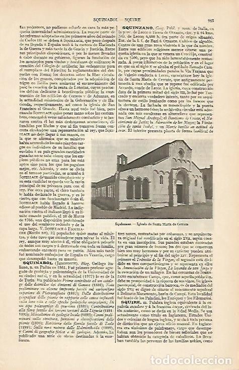 Otros art&iacute;culos de coleccionismo en papel: LAMINA ESPASA 7424: Iglesia de Santa Maria de Cerrate en Squinzano Italia - Varios