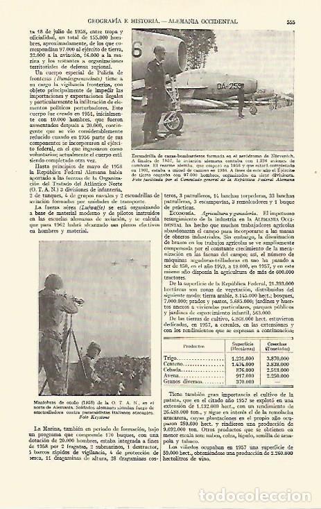 Otros art&iacute;culos de coleccionismo en papel: LAMINA ESPASA 21656: Cazas bombarderos en el aereodromo de Norvenich - Varios