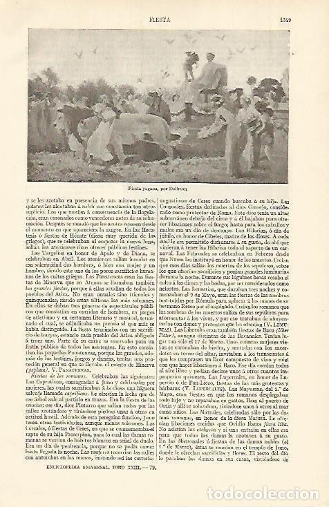 Otros art&iacute;culos de coleccionismo en papel: LAMINA ESPASA 2497: Fiesta pagana por Dollman - Varios Autores