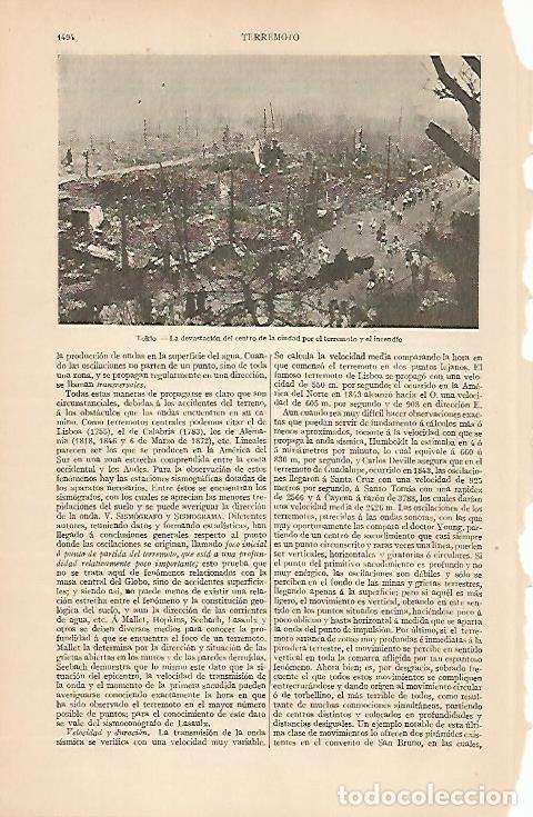 Otros art&iacute;culos de coleccionismo en papel: LAMINA ESPASA 2782: Terremoto de Tokyo - Varios Autores