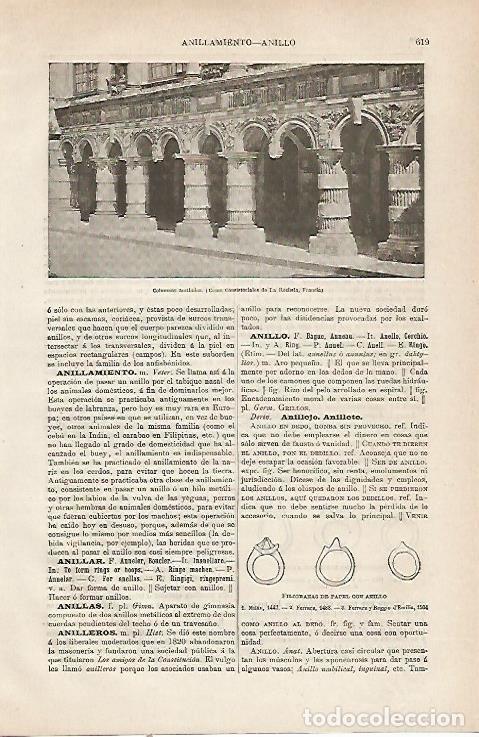 Otros art&iacute;culos de coleccionismo en papel: LAMINA ESPASA 23794: Columnas anilladas - Varios