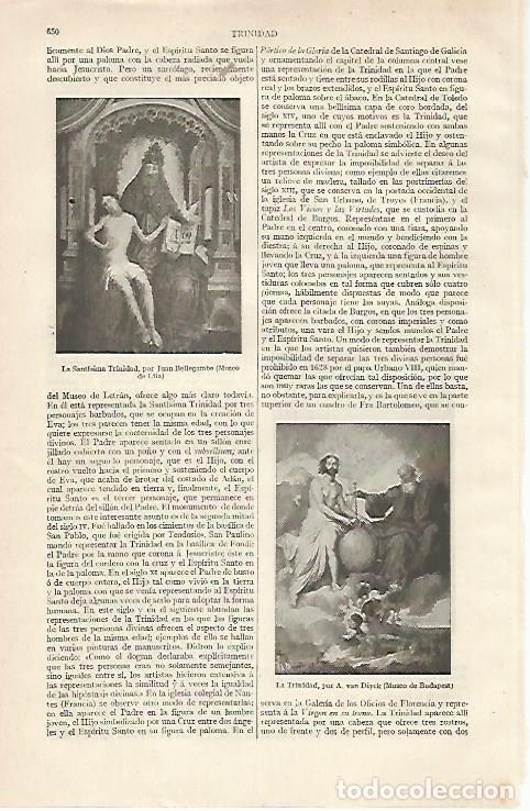 Otros art&iacute;culos de coleccionismo en papel: LAMINA ESPASA 20434: La Trinidad por Van Eyck - Varios
