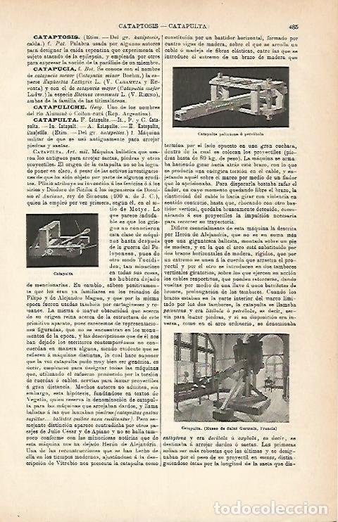 Otros art&iacute;culos de coleccionismo en papel: LAMINA ESPASA 3008: Catapulta - Varios Autores