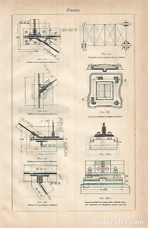 Otros art&iacute;culos de coleccionismo en papel: LAMINA ESPASA 3705: Enlaces de puente - Varios Autores