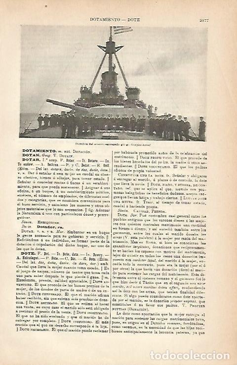 Otros art&iacute;culos de coleccionismo en papel: LAMINA ESPASA 3131: Dotacion del crucero acorazado griego Georgios-Averof - Varios Autores