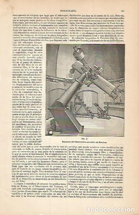 Otros art&iacute;culos de coleccionismo en papel: LAMINA ESPASA 3449: Refractor del Observatorio Astrofisico de Postdam - Varios Autores