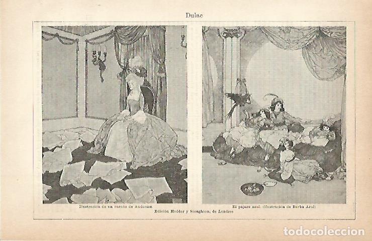 Outros artigos de papel: LAMINA ESPASA 3164: Ilustraciones de Dulac edicion Hodder y Stoughton Londres - Varios Autores