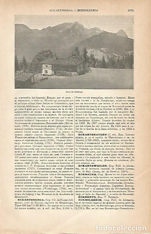 Otros art&iacute;culos de coleccionismo en papel: LAMINA ESPASA 3223: Picos de Eckbauer - Varios Autores