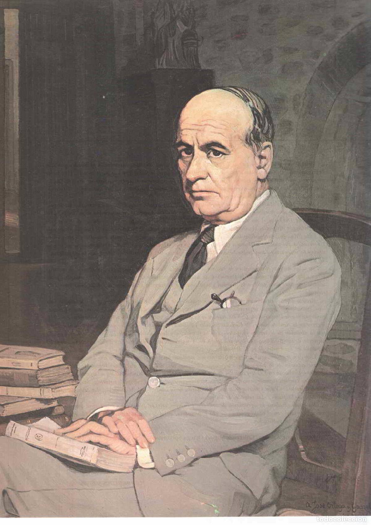 Otros art&iacute;culos de coleccionismo en papel: Lamina/sheet/feuille numerada 090: Jose Ortega y Gasset