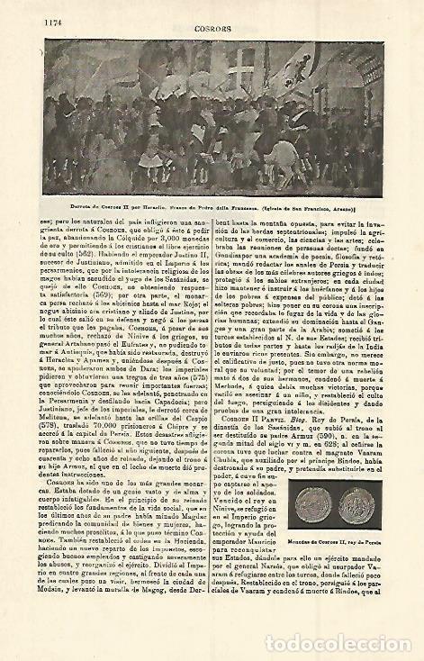 Otros art&iacute;culos de coleccionismo en papel: LAMINA ESPASA 15100: Derrota de Cosroes II por Heraclio - Varios