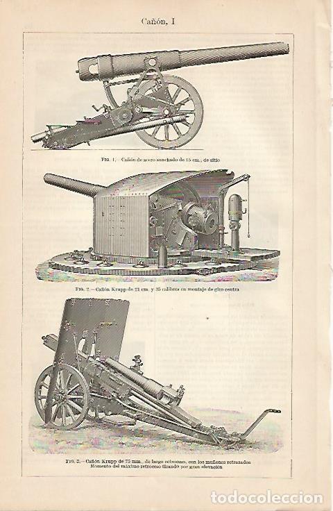 Otros art&iacute;culos de coleccionismo en papel: LAMINA ESPASA 4239: Ca&ntilde;on Krupp - Varios Autores