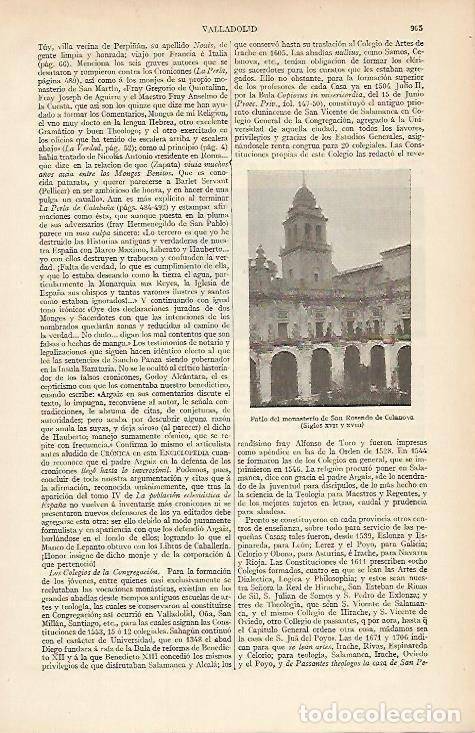 Otros art&iacute;culos de coleccionismo en papel: LAMINA ESPASA 4794: Monasterio de San Rosendo de Celanova Orense - Varios Autores