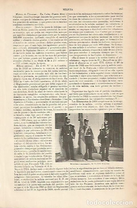 Otros art&iacute;culos de coleccionismo en papel: LAMINA ESPASA 5167: Milicianos nacionales de Madrid - Varios Autores