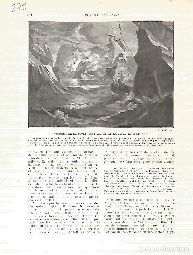 Paper Collecting Others: LAMINA 4791: Victoria de la flota cristiana en el Estrecho de Gibraltar - Manuel Rodriguez Codola