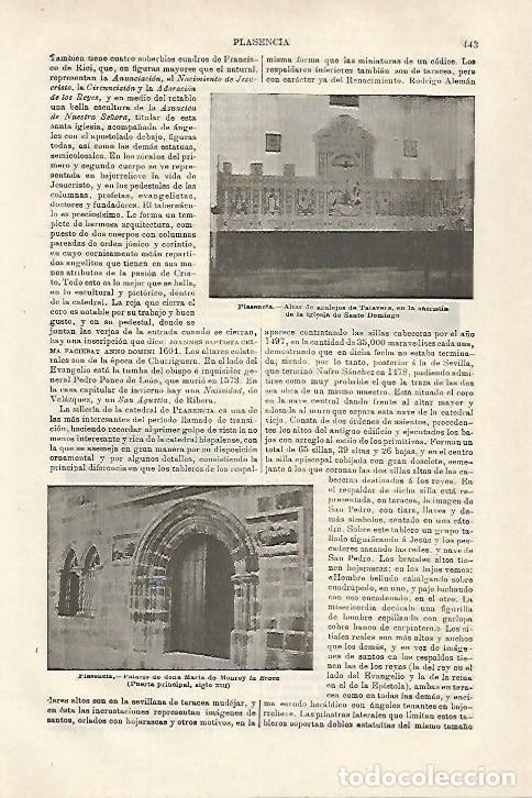 Otros art&iacute;culos de coleccionismo en papel: LAMINA ESPASA 27120: Palacio de Maria de Monroy en Plasencia - Varios