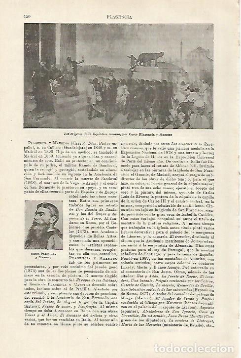 Otros art&iacute;culos de coleccionismo en papel: LAMINA ESPASA 27124: Los origenes de la Republica romana por Plasencia - Varios