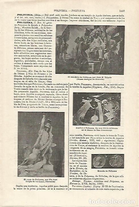 Otros art&iacute;culos de coleccionismo en papel: LAMINA ESPASA 27226: El sacrificio de Polixena por Tiepolo - Varios