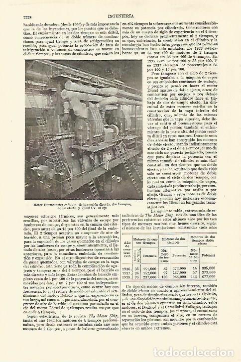 Otros art&iacute;culos de coleccionismo en papel: LAMINA ESPASA 27376: Motor Burmeinster & Wein - Varios