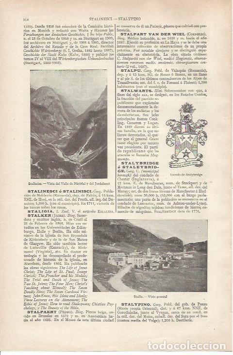 Otros art&iacute;culos de coleccionismo en papel: LAMINA ESPASA 34265: Valle de Narodal en Stalheim - Varios