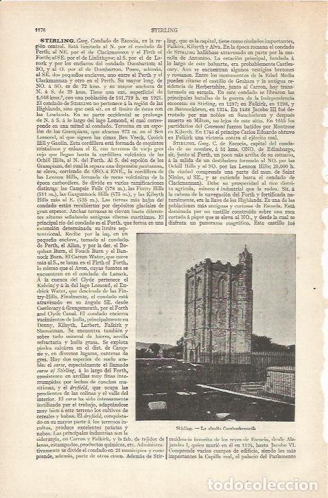 Otros art&iacute;culos de coleccionismo en papel: LAMINA ESPASA 34292:Abadia Cambuskenneth en Stirling - Varios