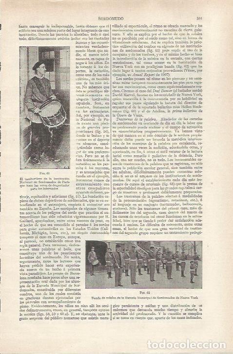 Otros art&iacute;culos de coleccionismo en papel: LAMINA ESPASA 34195: Tamborilero de la Institucion Nacional de Sordomudos de Paris - Varios