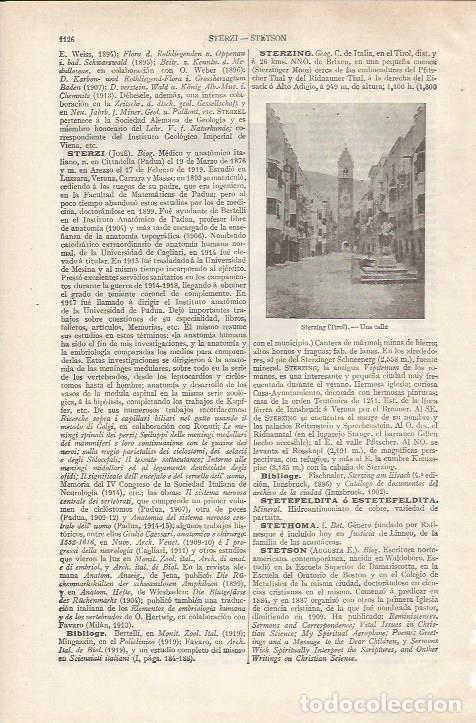 Otros art&iacute;culos de coleccionismo en papel: LAMINA ESPASA 34284: Calle de Sterzing, Tirol - Varios