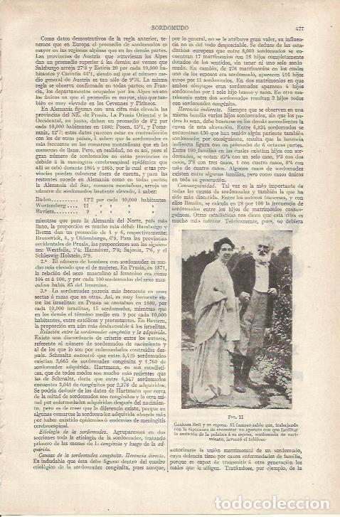Otros art&iacute;culos de coleccionismo en papel: LAMINA ESPASA 34187: Graham Bell y su esposa - Varios