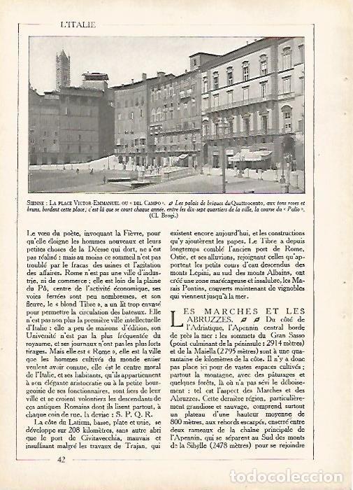 Otros art&iacute;culos de coleccionismo en papel: LAMINA 10134: Plaza Victor Manuel de Siena - Varios