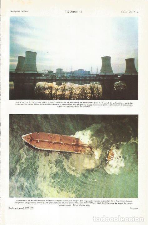 Otros art&iacute;culos de coleccionismo en papel: LAMINA ESPASA 34004: Central nuclear de Three Mile Island - Varios