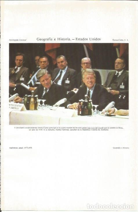 Otros art&iacute;culos de coleccionismo en papel: LAMINA ESPASA 34045: Jimmy Carter en la cumbre de Bonn de 1978 - Varios