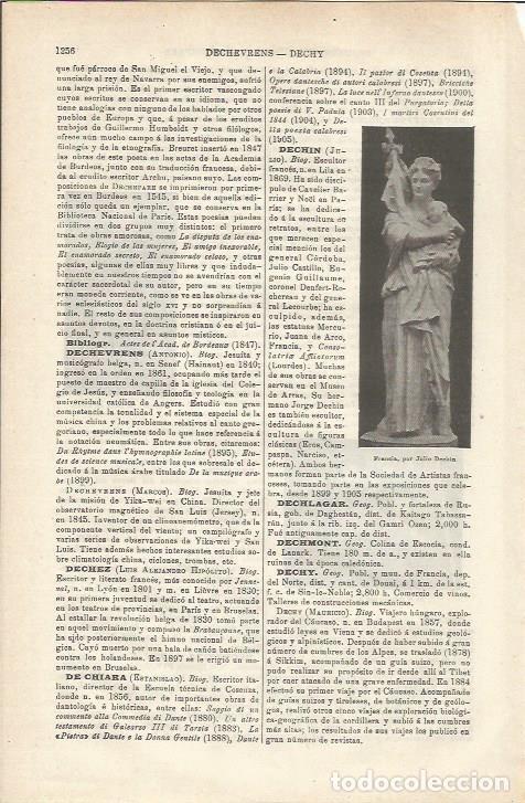 Otros art&iacute;culos de coleccionismo en papel: LAMINA ESPASA 33945: Francia por J. Dechin - Varios