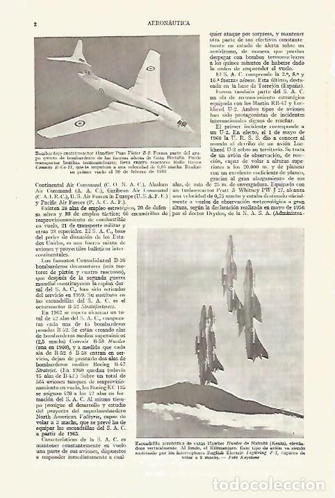 Otros art&iacute;culos de coleccionismo en papel: LAMINA ESPASA 27602: Bombardero Handley Page Victor B-2 - Varios