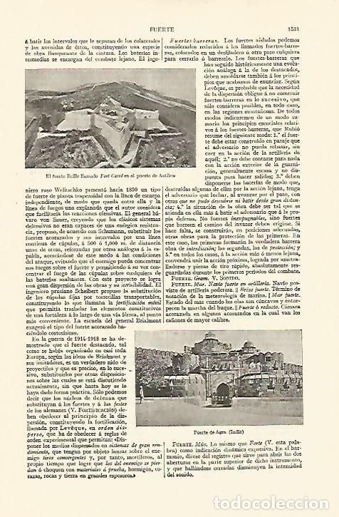 Otros Art&iacute;culos de Coleccionismo en Papel: LAMINA ESPASA 27569: Fort Carre en Antibes - Varios