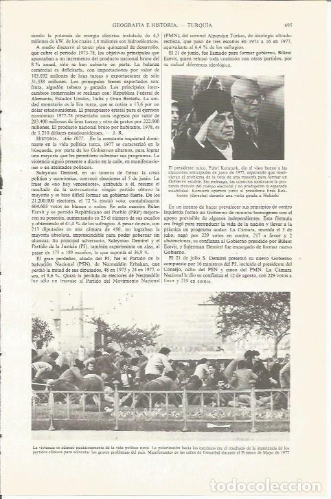 Otros art&iacute;culos de coleccionismo en papel: LAMINA ESPASA 34085: Manifestacion en Estambul el 1 de mayo de 1977 - Varios