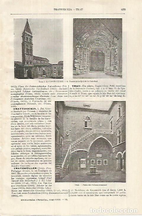 Otros art&iacute;culos de coleccionismo en papel: LAMINA ESPASA 27601: Catedral de Trau - Varios