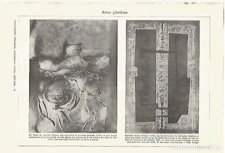 Otros art&iacute;culos de coleccionismo en papel: LAMINA ESPASA 27613: El Torso por Antonio Suaarez y Pintura por Salvador Soria - Varios