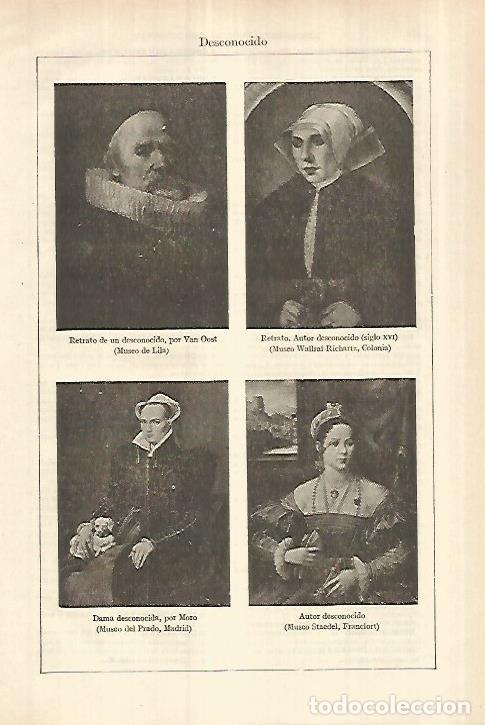 Otros art&iacute;culos de coleccionismo en papel: LAMINA ESPASA 27781: Retratos de desconocidos - Varios