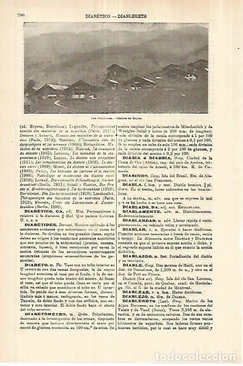 Otros art&iacute;culos de coleccionismo en papel: LAMINA ESPASA 27816: Casas de Gryon - Varios
