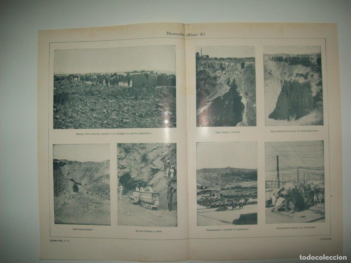 Otros art&iacute;culos de coleccionismo en papel: LAMINA ESPASA 27826: Minas de diamantes - Varios