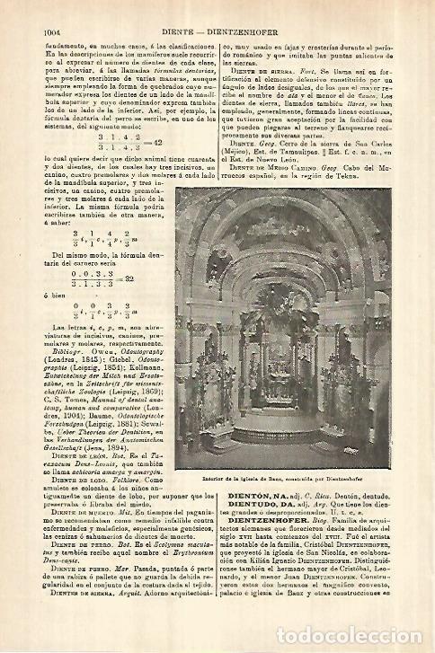 Otros art&iacute;culos de coleccionismo en papel: LAMINA ESPASA 27838: Iglesia de Banz - Varios