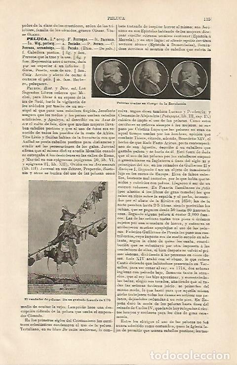 Otros art&iacute;culos de coleccionismo en papel: LAMINA ESPASA 15679: Pelucas de la Revolucion Francesa - Varios