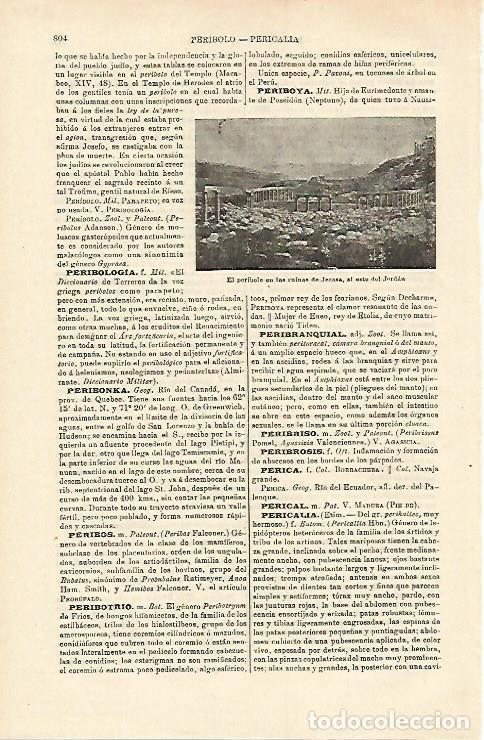 Otros art&iacute;culos de coleccionismo en papel: LAMINA ESPASA 15746: Ruinas de Jerasa al lado del Jordan - Varios