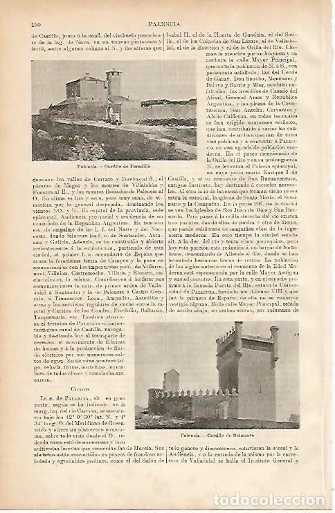 Otros art&iacute;culos de coleccionismo en papel: LAMINA ESPASA 1506: Castillo de Paradilla Palencia - Varios Autores