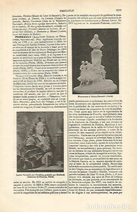 Otros art&iacute;culos de coleccionismo en papel: LAMINA ESPASA 15776: Carlos Perrault - Varios