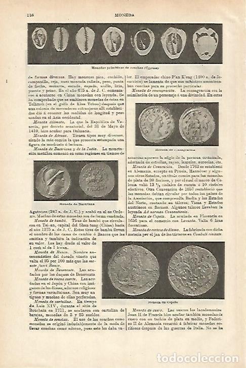 Otros art&iacute;culos de coleccionismo en papel: LAMINA ESPASA 27902: Monedas de Copela y Bactriana - Varios