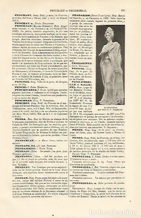 Otros art&iacute;culos de coleccionismo en papel: LAMINA ESPASA 15689: La Republica por Pendaires - Varios