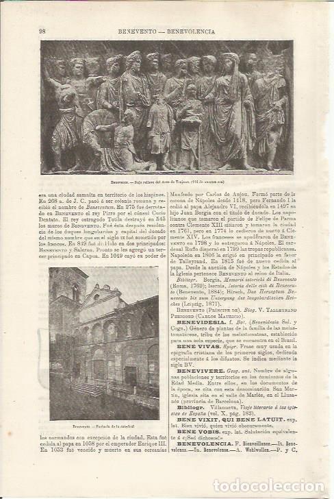 Otros art&iacute;culos de coleccionismo en papel: LAMINA ESPASA 34431: Bajorelieve del Arco de Trajano - Varios