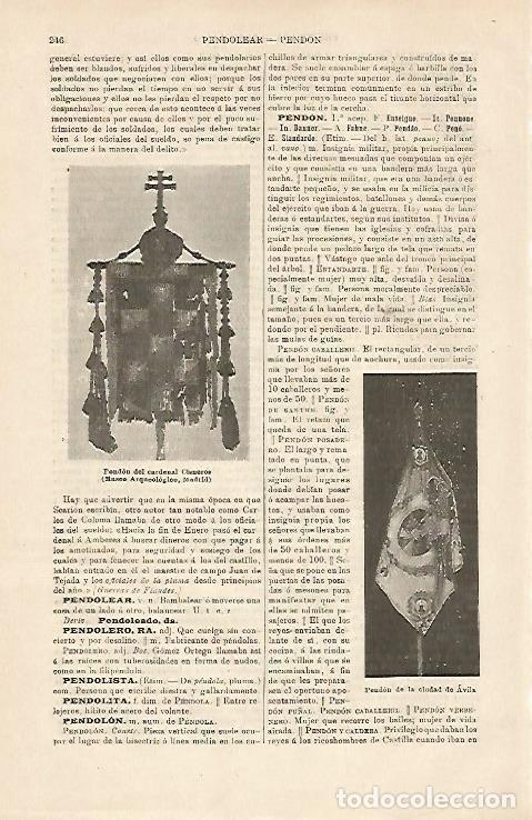 Otros art&iacute;culos de coleccionismo en papel: LAMINA ESPASA 15690: Pendon del Cardenal Cisneros - Varios